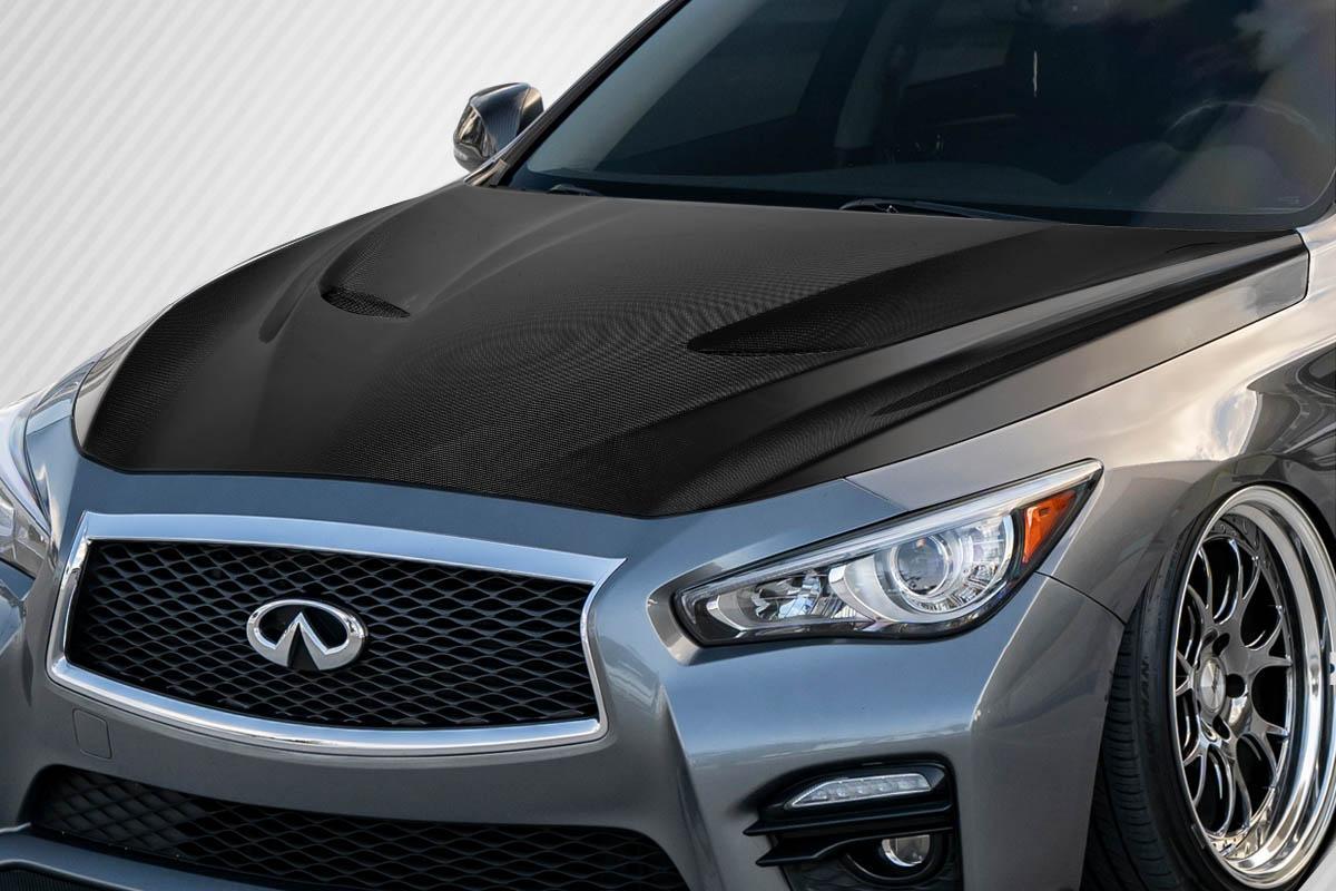 2014-2023 Infiniti Q50 Carbon Creations S Concept Carbon Fiber Hood