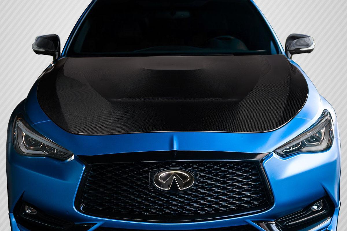 2017-2022 Infiniti Q60 Carbon Creations GTS Look Carbon Fiber Hood