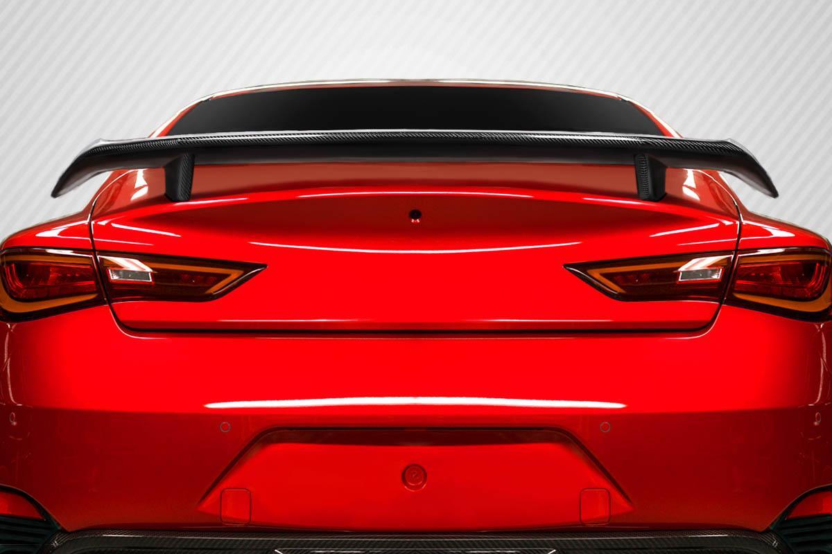 2017-2022 Infiniti Q60 Carbon Creations SR Carbon Fiber Rear Wing