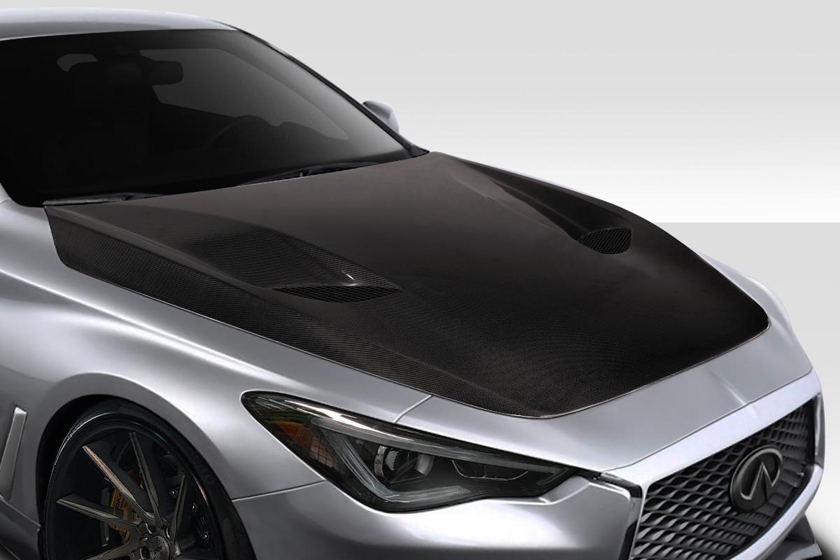 2016-2022 Infiniti Q60 Carbon Creations TS1 Carbon Fiber Hood