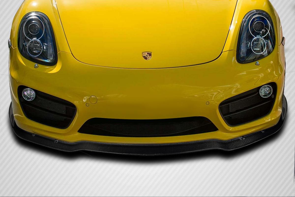 2014-2016 Porsche Cayman Carbon Creations Max Carbon Fiber Front Lip