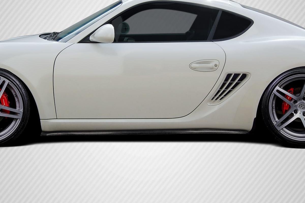 2006-2010 Porsche Cayman Carbon Creations Max Carbon Fiber Side Skirts