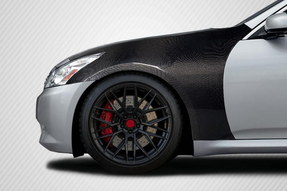 2007-2015 Infiniti G Sedan Carbon Creations OEM Look Carbon Fiber Fender