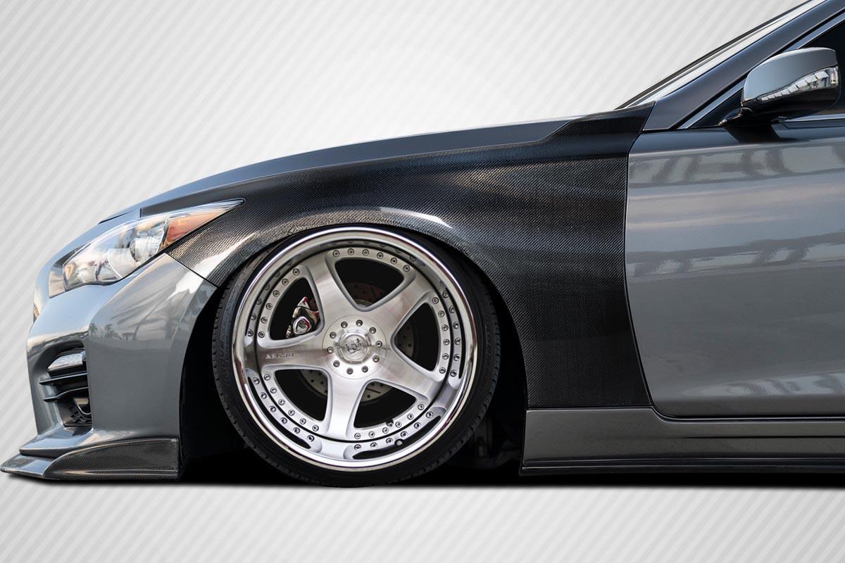 2014-2023 Infiniti Q50 Carbon Creations OEM Look Carbon Fiber Fender