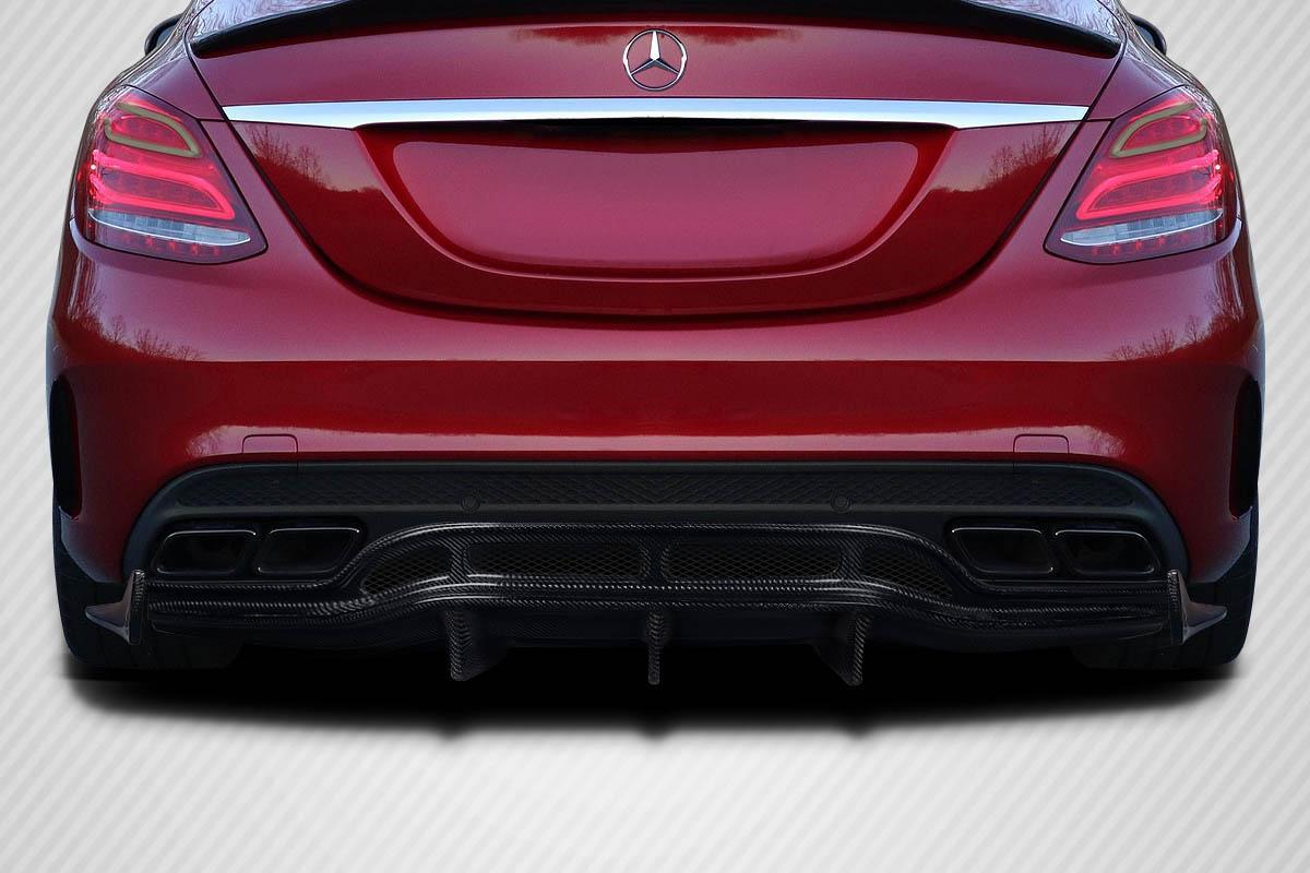 2015-2020 Mercedes C Class Carbon Creations Weaver Carbon Fiber Rear Lip