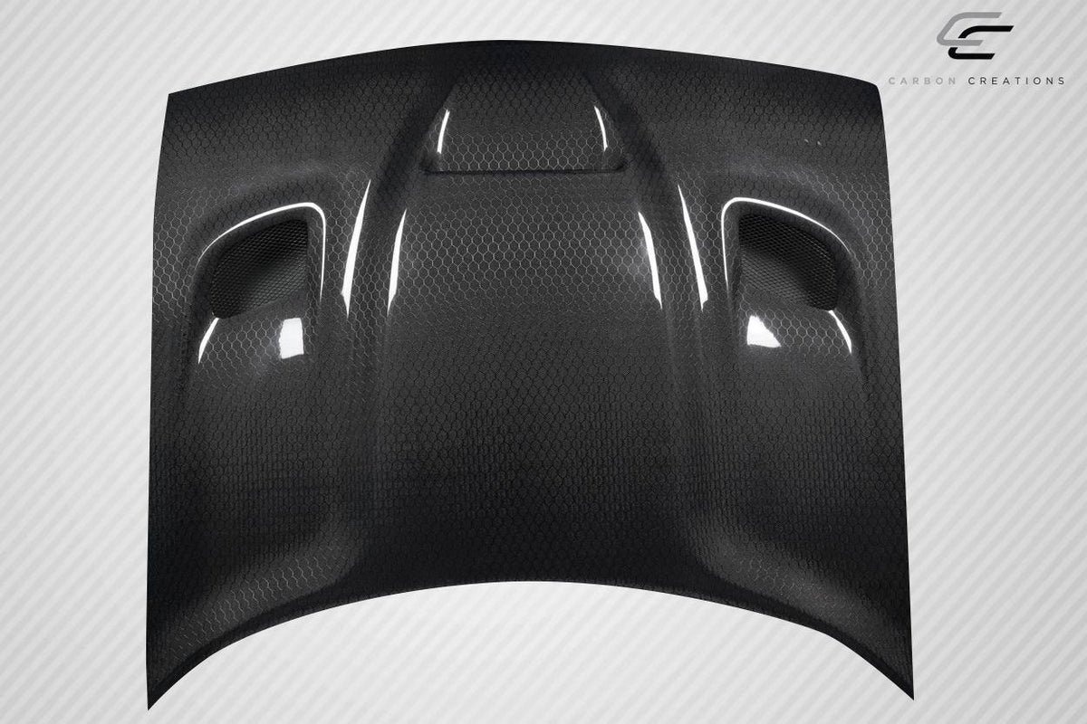 2008-2023 Dodge Challenger Carbon Creations Hellcat Carbon Fiber Hood