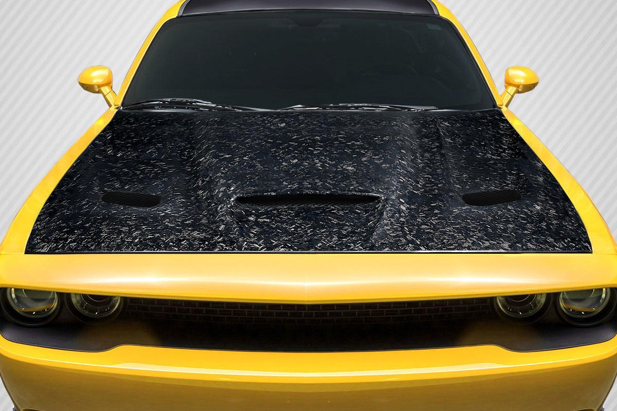 2008-2023 Dodge Challenger Carbon Creations Hellcat Carbon Fiber Hood