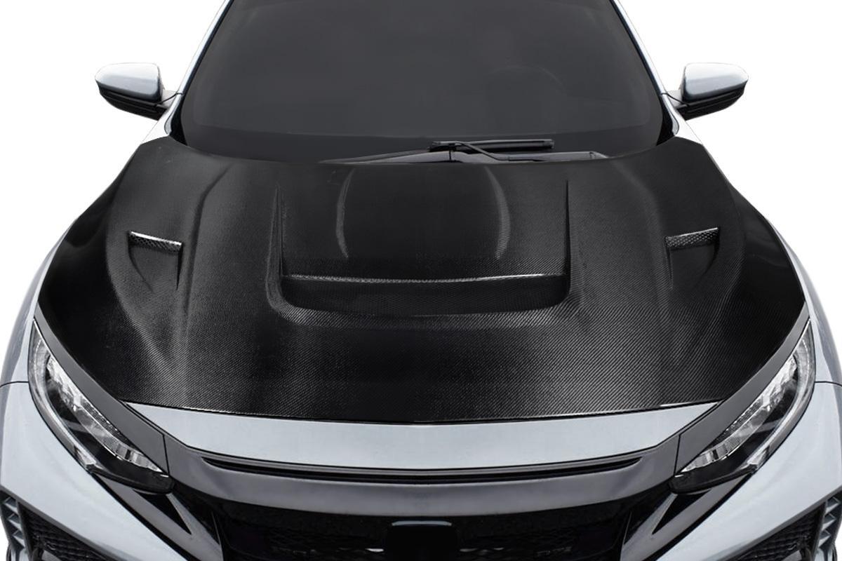 2017-2021 Honda Civic Type R Carbon Creations Volt Carbon Fiber Hood