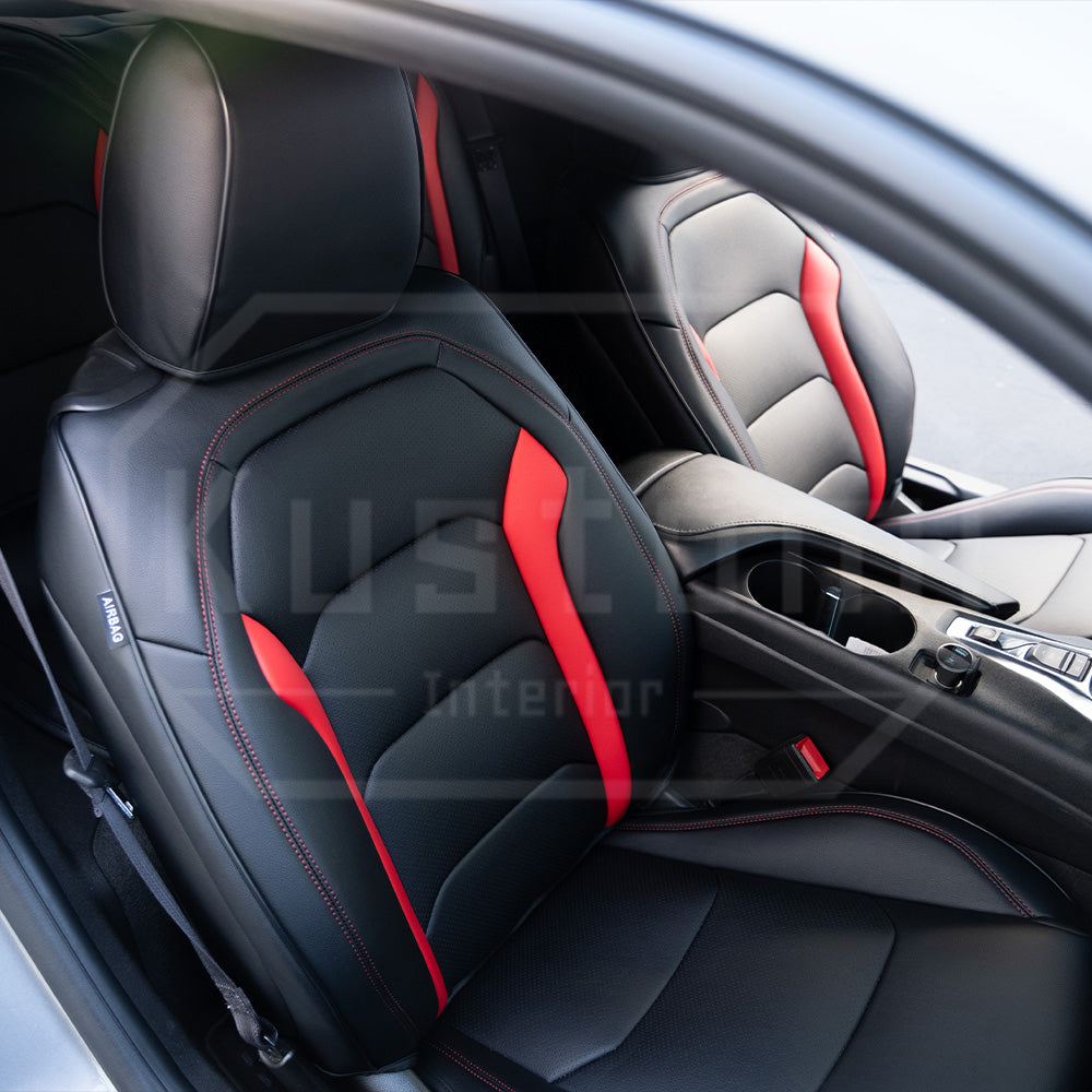6th Gen Camaro Coupe Custom Leather Seat Covers