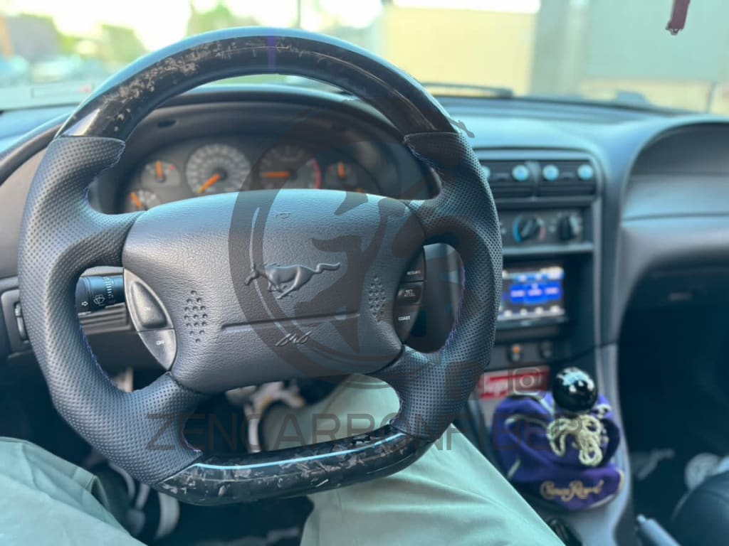 1994-2004 Ford Mustang SN95 Carbon Fiber Steering Wheel