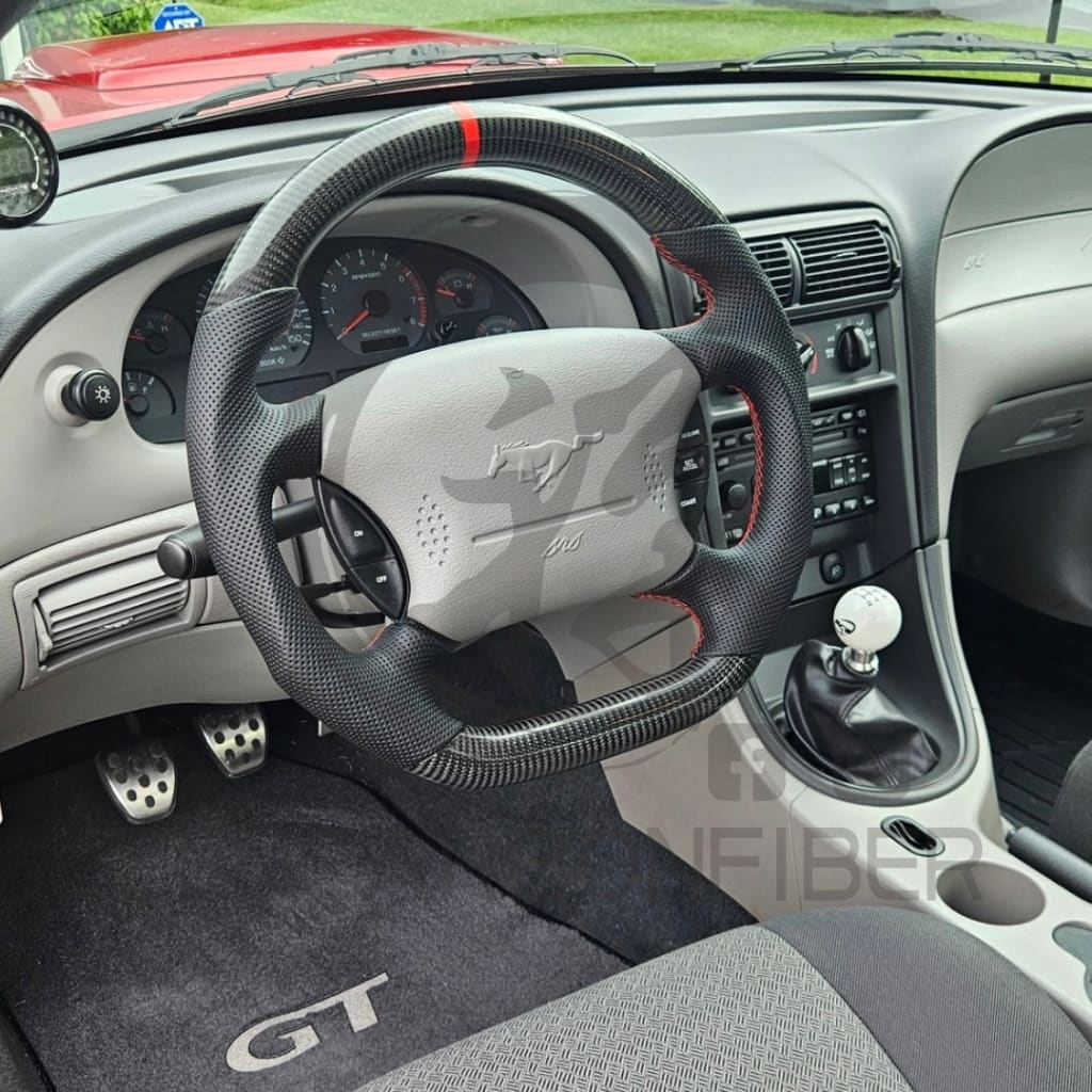 1994-2004 Ford Mustang SN95 Carbon Fiber Steering Wheel