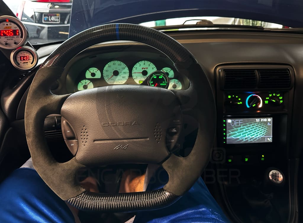 1994-2004 Ford Mustang SN95 Carbon Fiber Steering Wheel