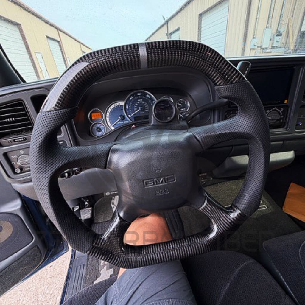 1998-2002 Chevrolet Silverado/Blazer/S10/Tahoe/Suburban, GMC Sierra/Yukon Carbon Fiber Steering Wheel