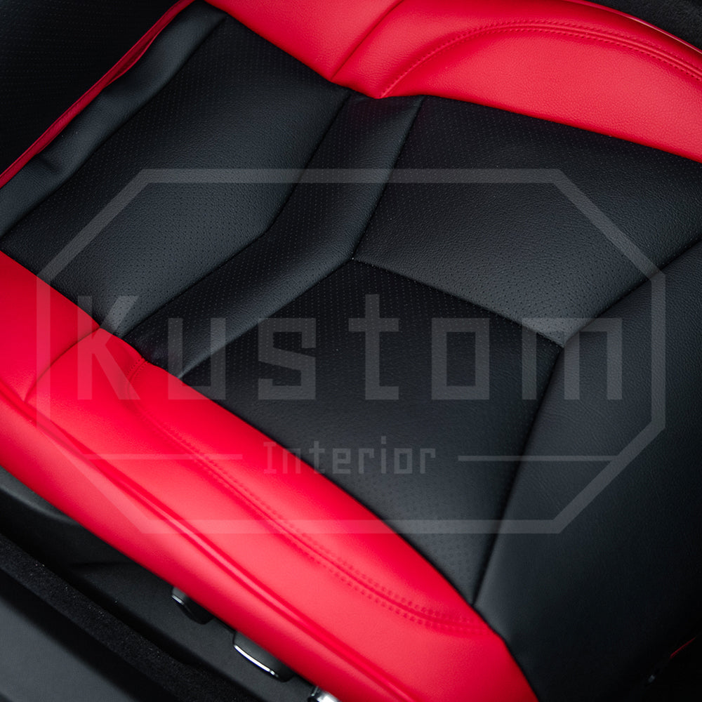 Corvette C8 GT1 Custom Leather Seat Cover Kit