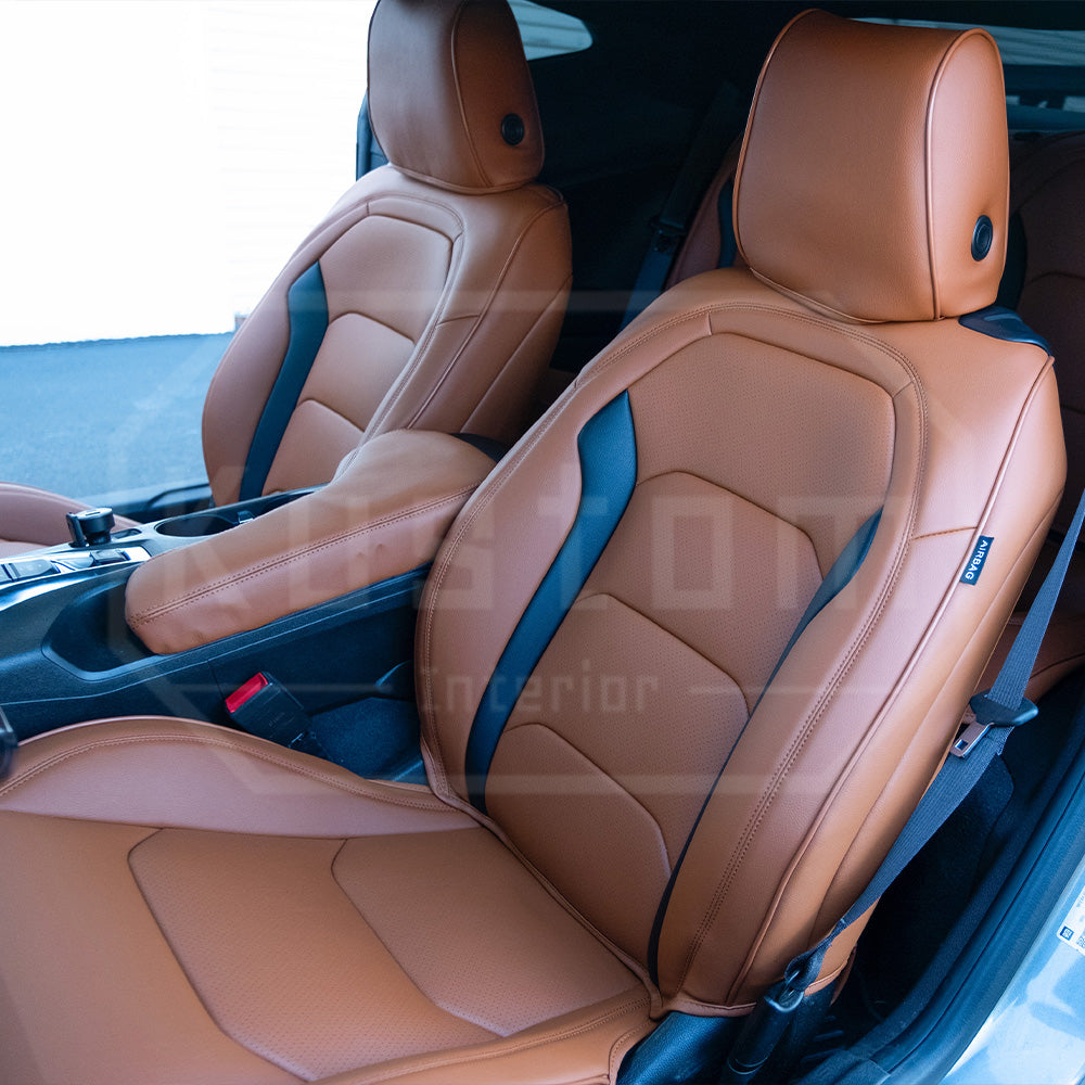 6th Gen Camaro Convertible Custom Leather Seat Covers