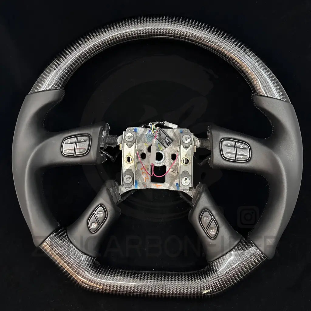 2003-2006 Chevrolet Silverado/TRAILBLAZER/Tahoe, GMC YUKON/SIERRA Cadillac Escalade Carbon Fiber Steering Wheel