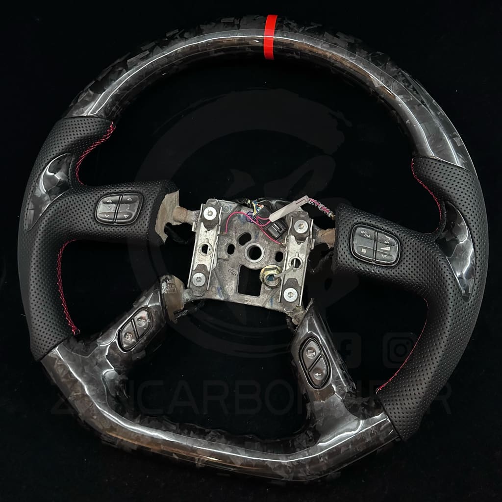 2003-2006 Chevrolet Silverado/TRAILBLAZER/Tahoe, GMC YUKON/SIERRA Cadillac Escalade Carbon Fiber Steering Wheel