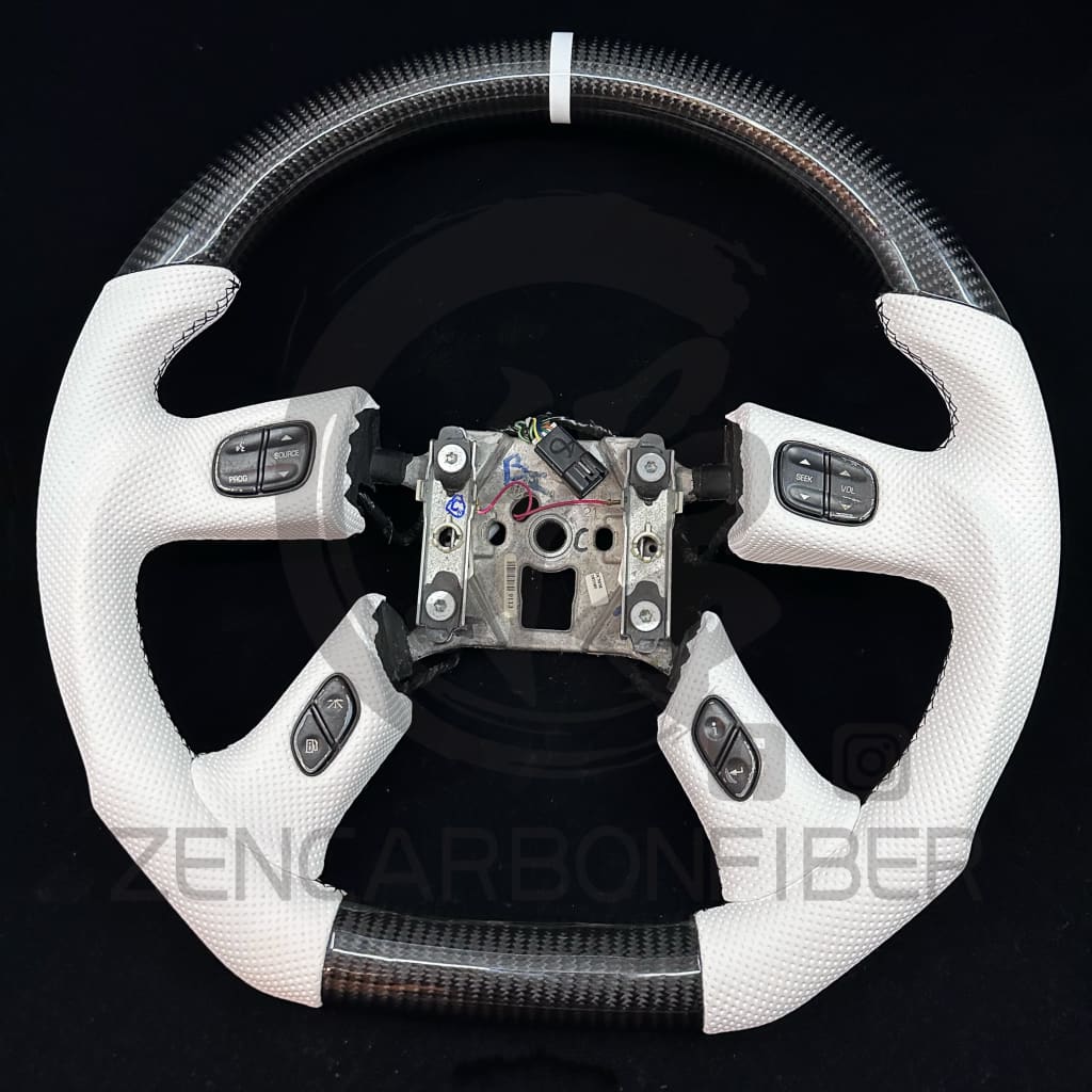 2003-2006 Chevrolet Silverado/TRAILBLAZER/Tahoe, GMC YUKON/SIERRA Cadillac Escalade Carbon Fiber Steering Wheel