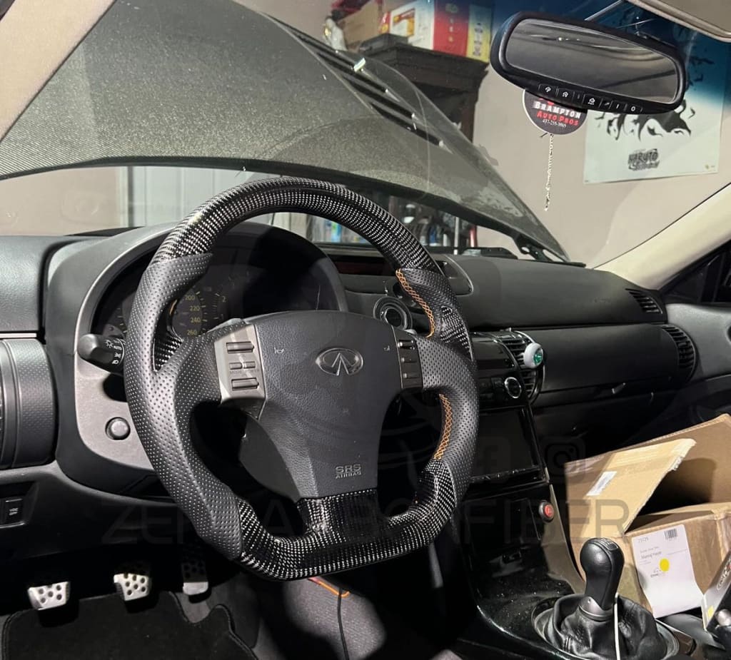 2003-2007 Infiniti G35 Carbon Fiber Steering Wheel