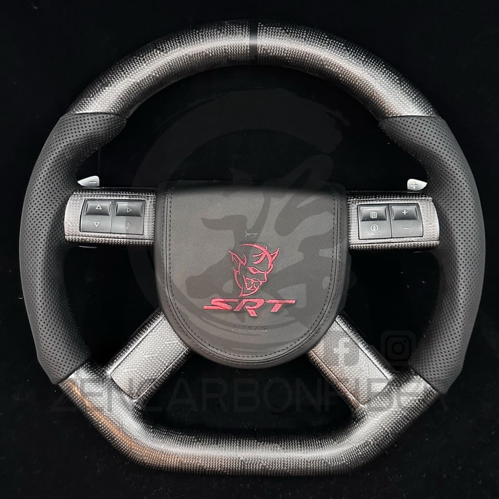 2005-2010 Chrysler 300/ Dodge Charger/Challenger/Magnum Carbon Fiber Steering Wheel