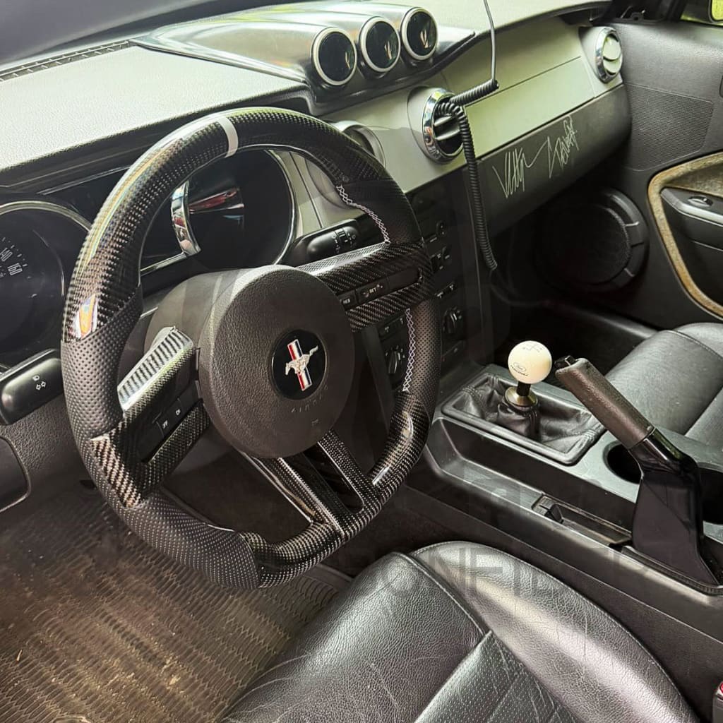 2005-2012 Ford S197 Mustang Carbon Fiber Steering Wheel