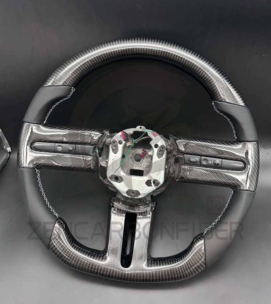 2005-2012 Ford S197 Mustang Carbon Fiber Steering Wheel