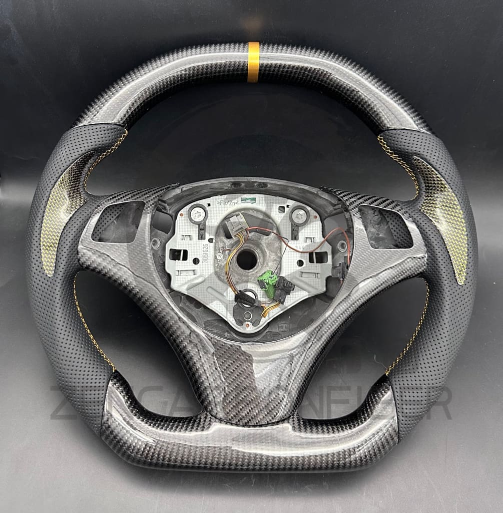 2006-2011 BMW E9X/E8X Sport Carbon Fiber Steering Wheel