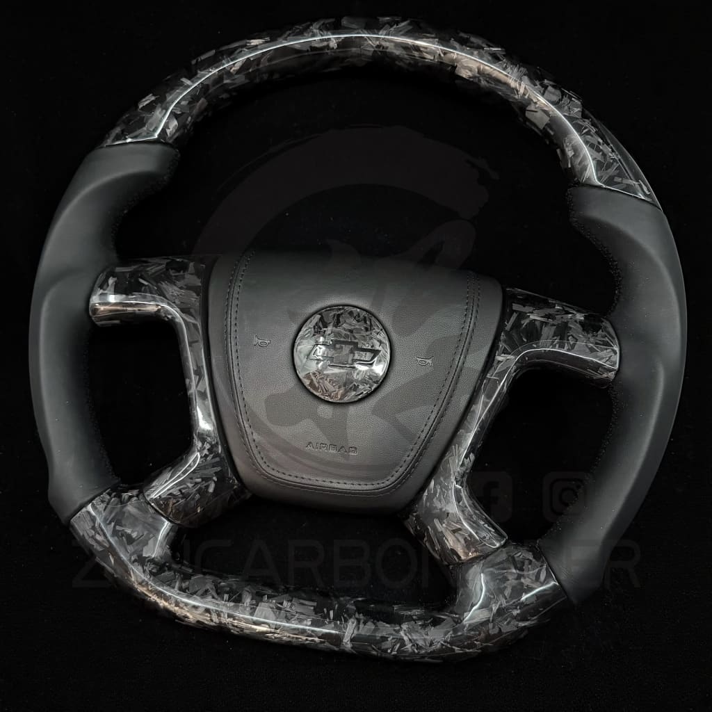 2007-2013 Chevrolet Silverado/Tahoe/GMC Sierra/Yukon/Cadillac Escalade Carbon Fiber Steering Wheel