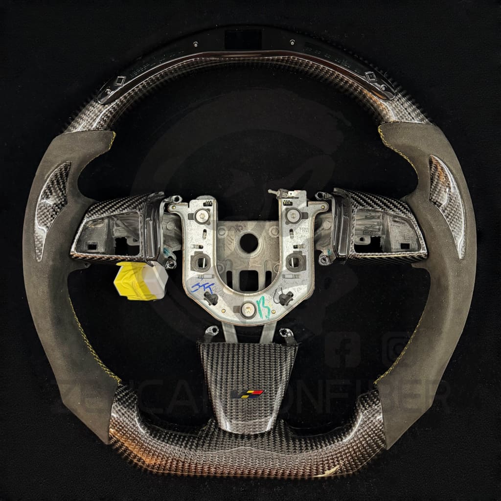 2008-2014 Cadillac CTS/CTS-V Carbon Fiber Steering Wheel