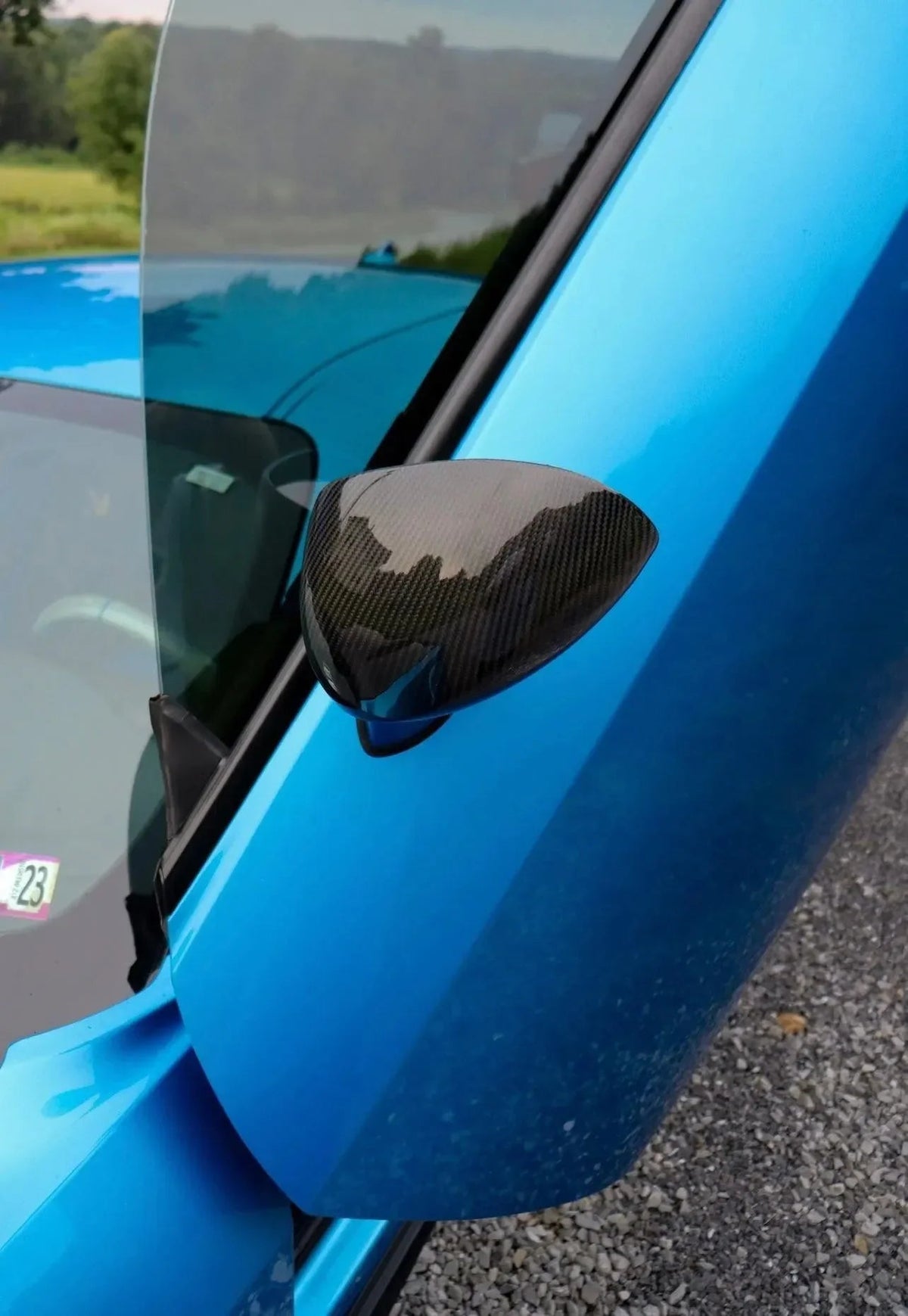 2008-2023 Dodge Challenger Carbon Fiber Mirror Covers