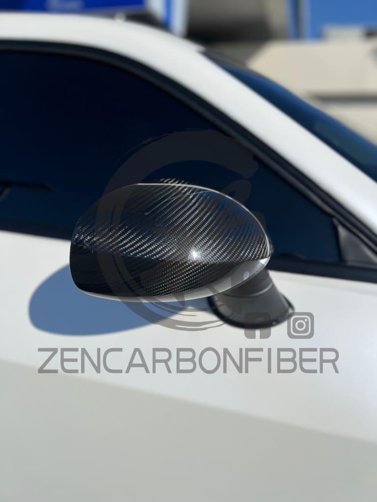 2008+ Dodge Challenger Carbon Fiber Mirror Covers