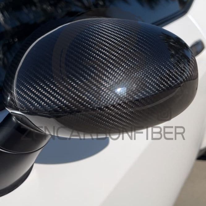 2008+ Dodge Challenger Carbon Fiber Mirror Covers