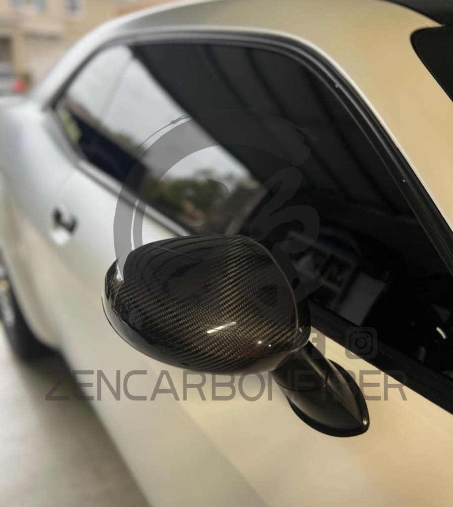 2008+ Dodge Challenger Carbon Fiber Mirror Covers