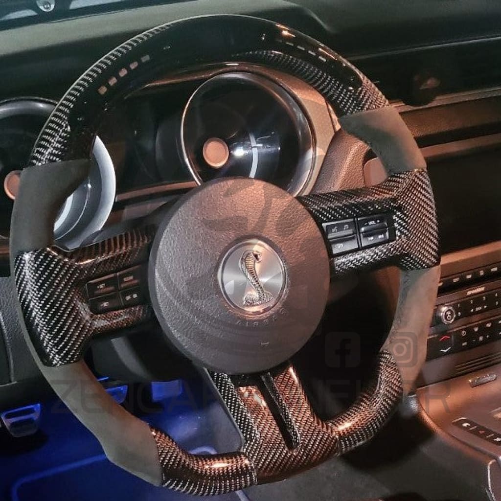 2010-2014 Ford S197 Mustang Carbon Fiber Steering Wheel