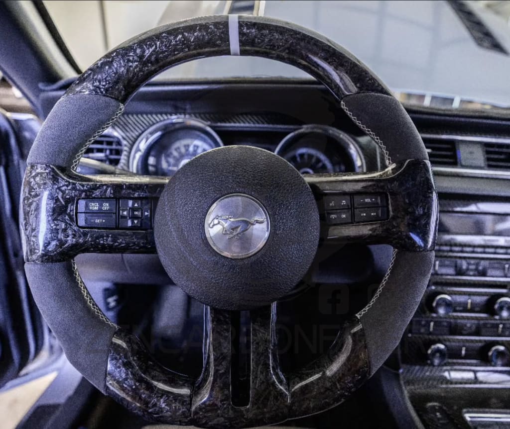 2010-2014 Ford S197 Mustang Carbon Fiber Steering Wheel