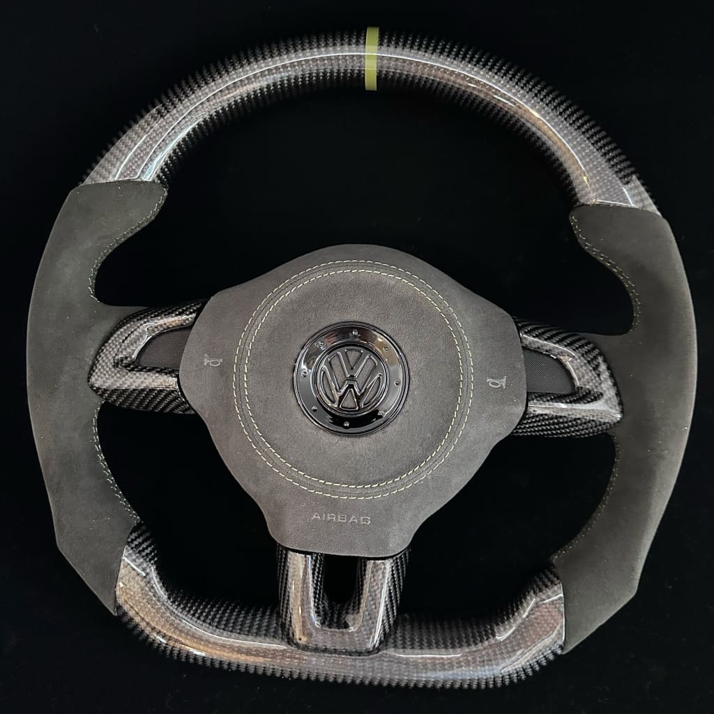 2010-2014 Volkswagen/VW MK6 Golf GTI/R/Jetta GLI Carbon Fiber Steering Wheel