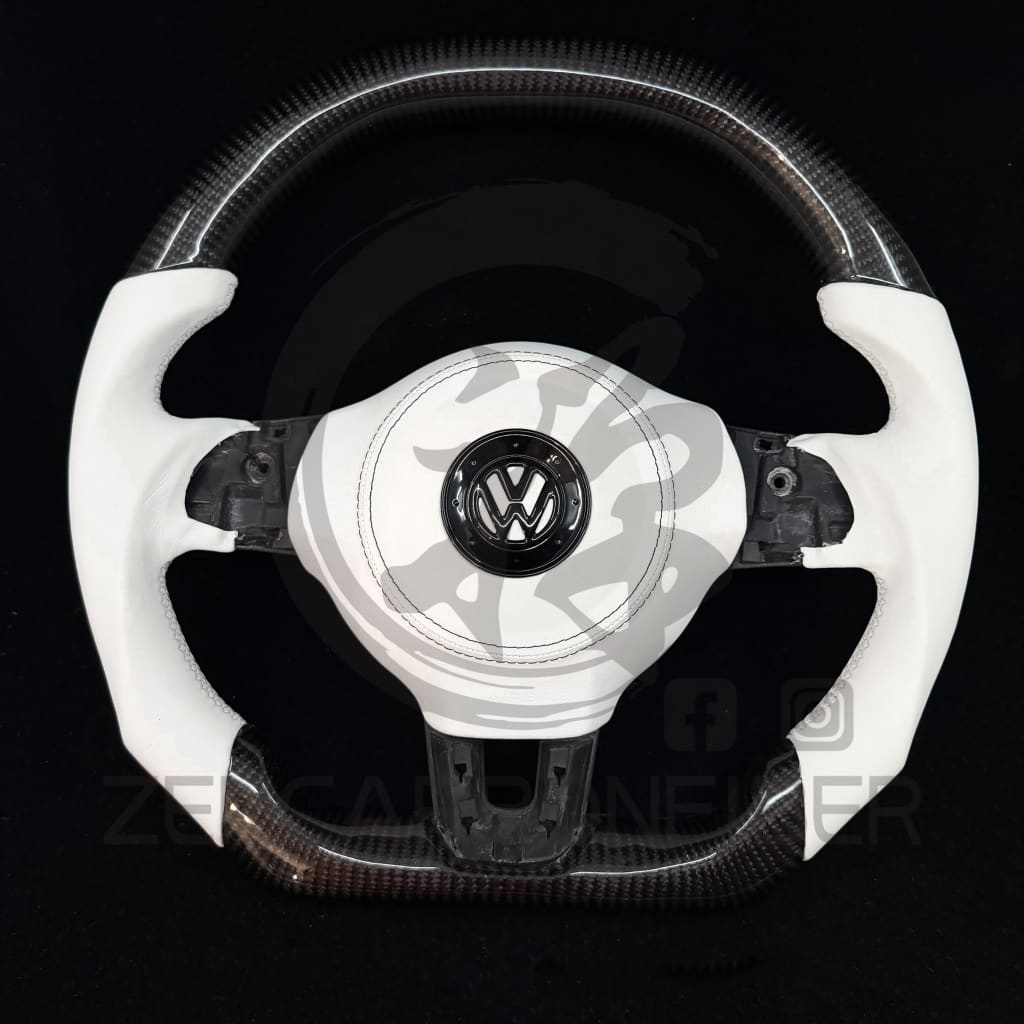 2010-2014 Volkswagen/VW MK6 Golf GTI/R/Jetta GLI Carbon Fiber Steering Wheel
