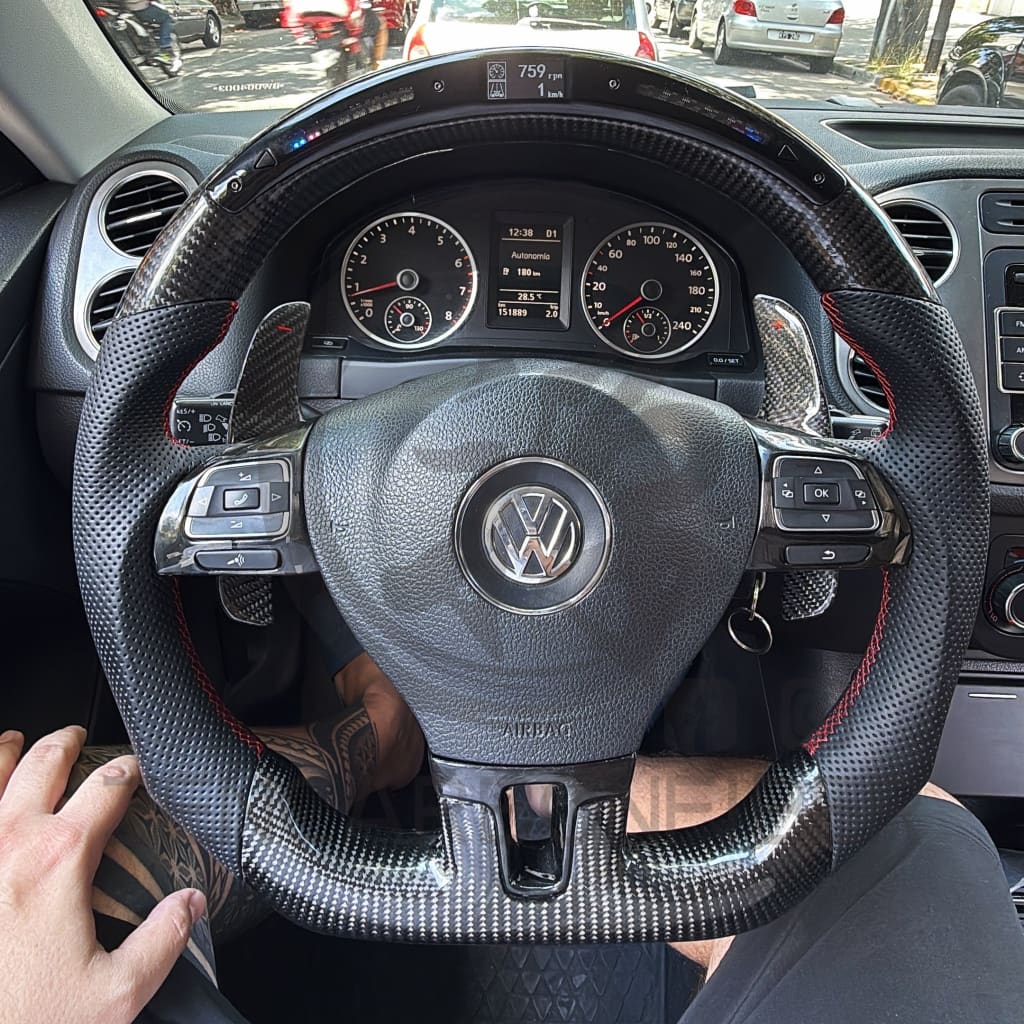 2010-2014 Volkswagen/VW MK6 Golf/Jetta/Passat Carbon Fiber Steering Wheel