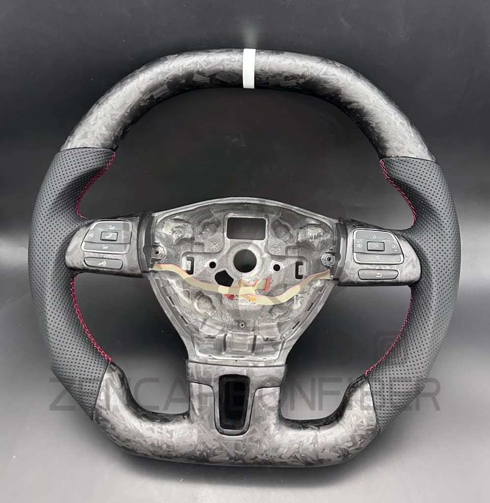 2010-2014 Volkswagen/VW MK6 Golf/Jetta/Passat Carbon Fiber Steering Wheel