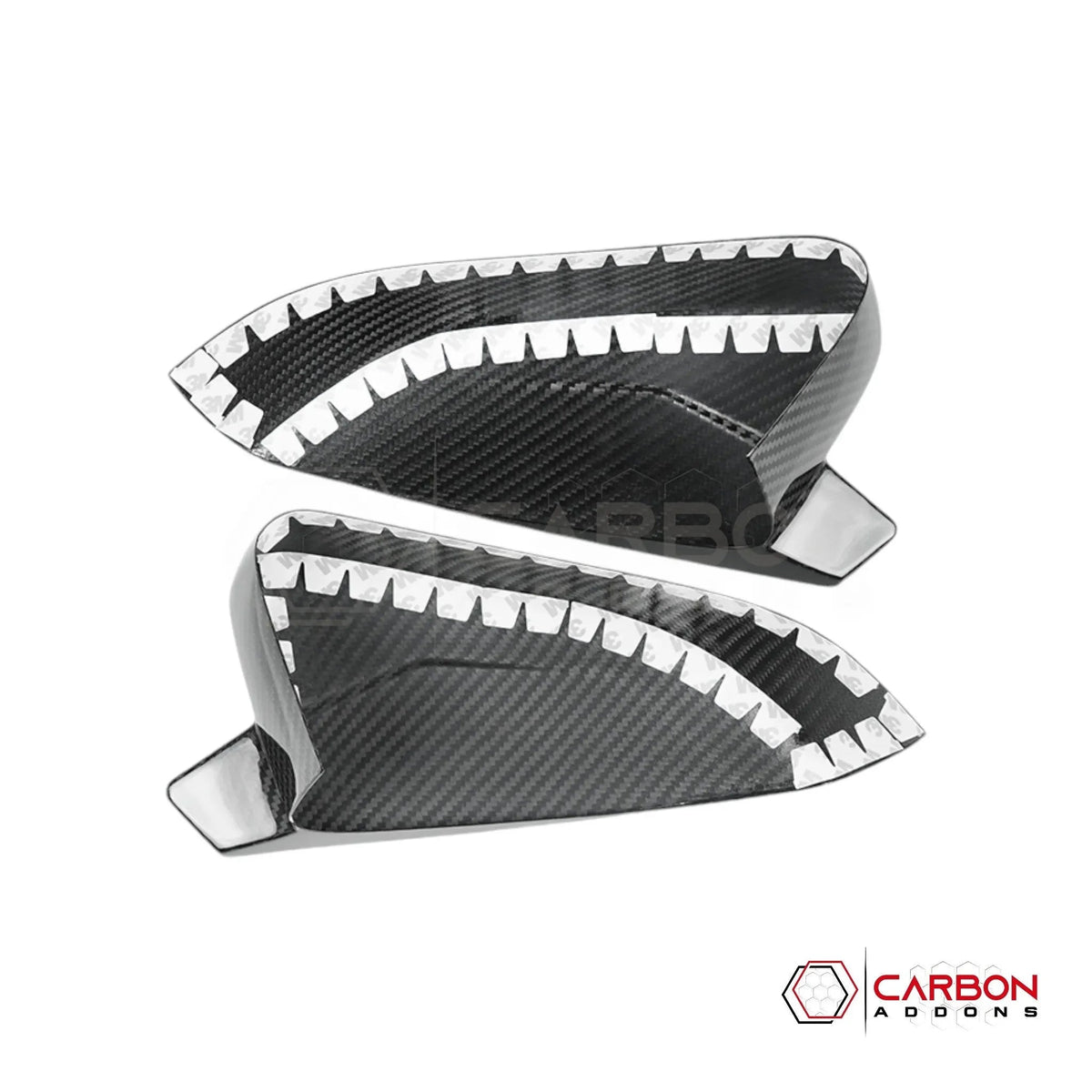 Real Carbon Fiber Mirror Cap Covers For S197 Mustang 2010-2014