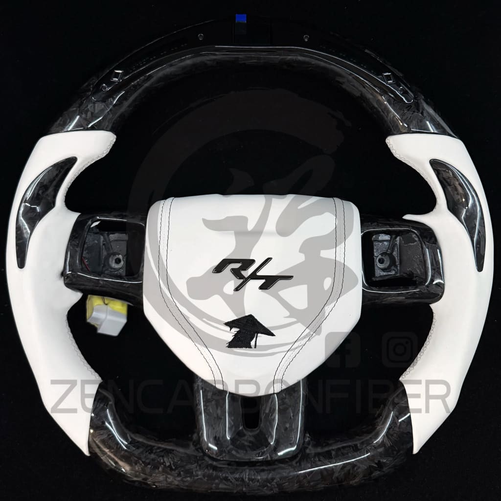 2011-2014 Dodge Charger/Challenger/Durango Carbon Fiber Steering Wheel (non-SRT8)