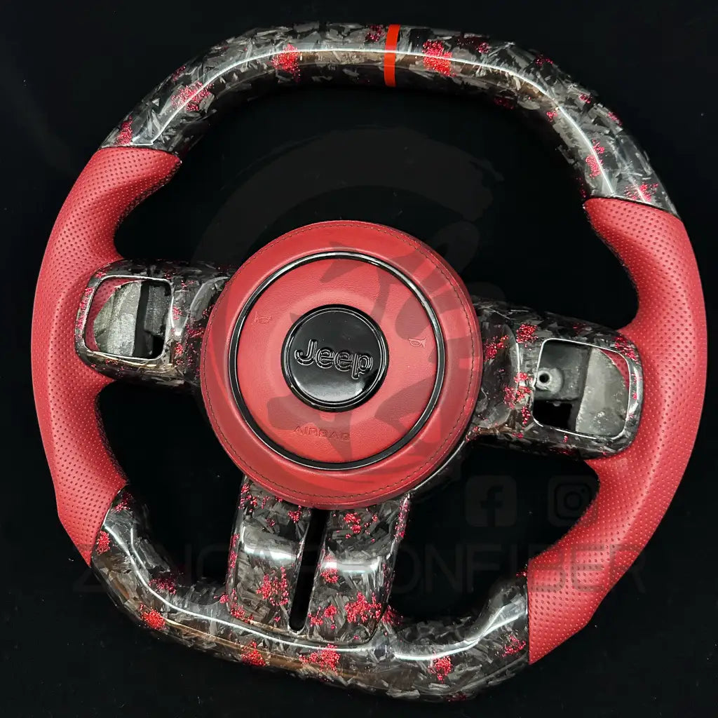 2011-2018 Jeep Wrangler JK Carbon Fiber Steering Wheel