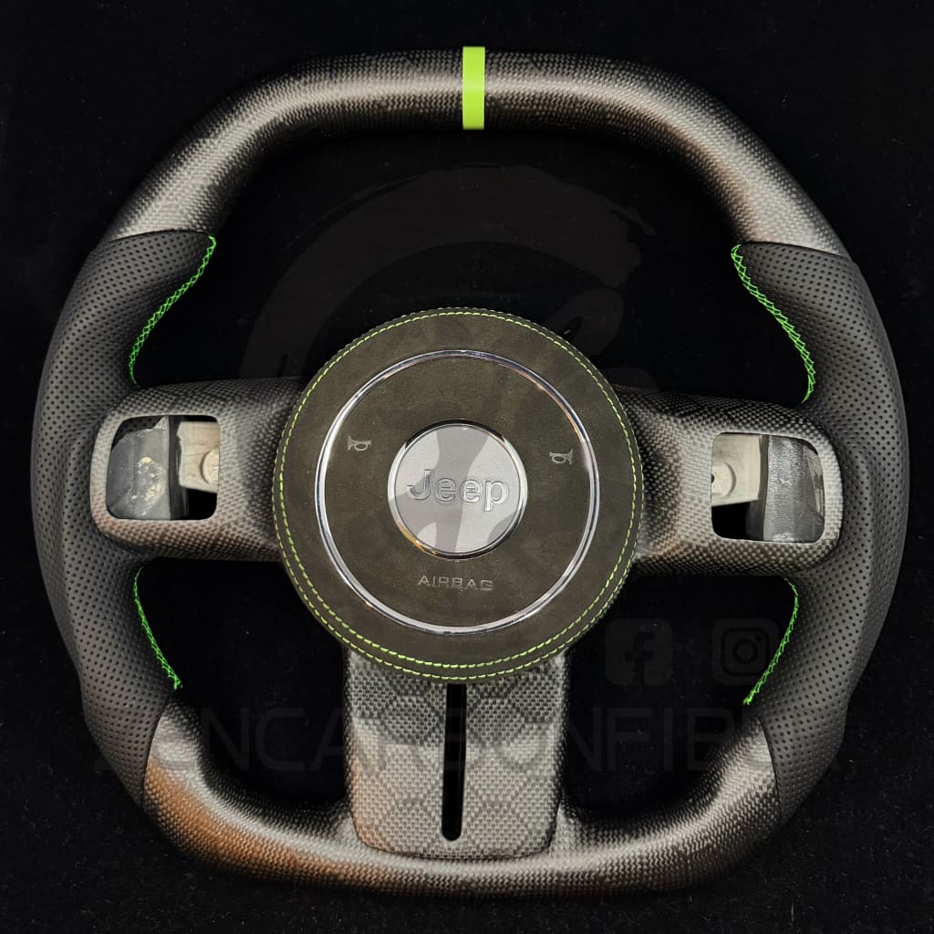 2011-2018 Jeep Wrangler JK Carbon Fiber Steering Wheel