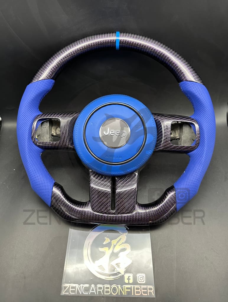 2011-2018 Jeep Wrangler JK Carbon Fiber Steering Wheel