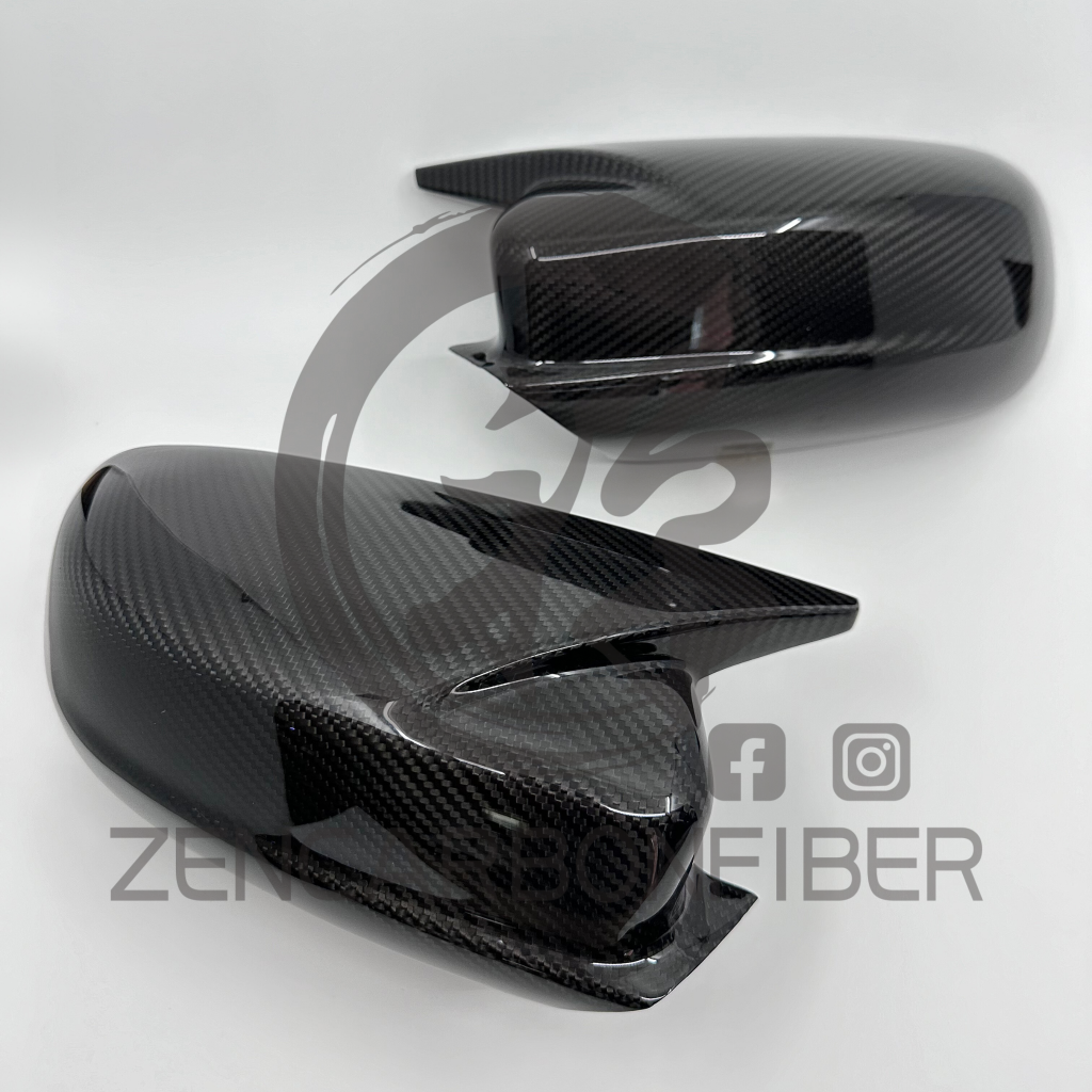 2011+ Dodge Charger/Chrysler 300 M-style Carbon Fiber Mirror Cap Covers