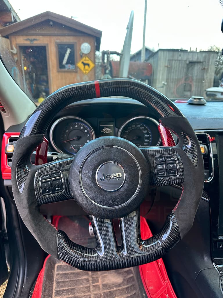 2012-2014 Dodge/Jeep/Chrysler SRT8 Carbon Fiber Steering Wheel