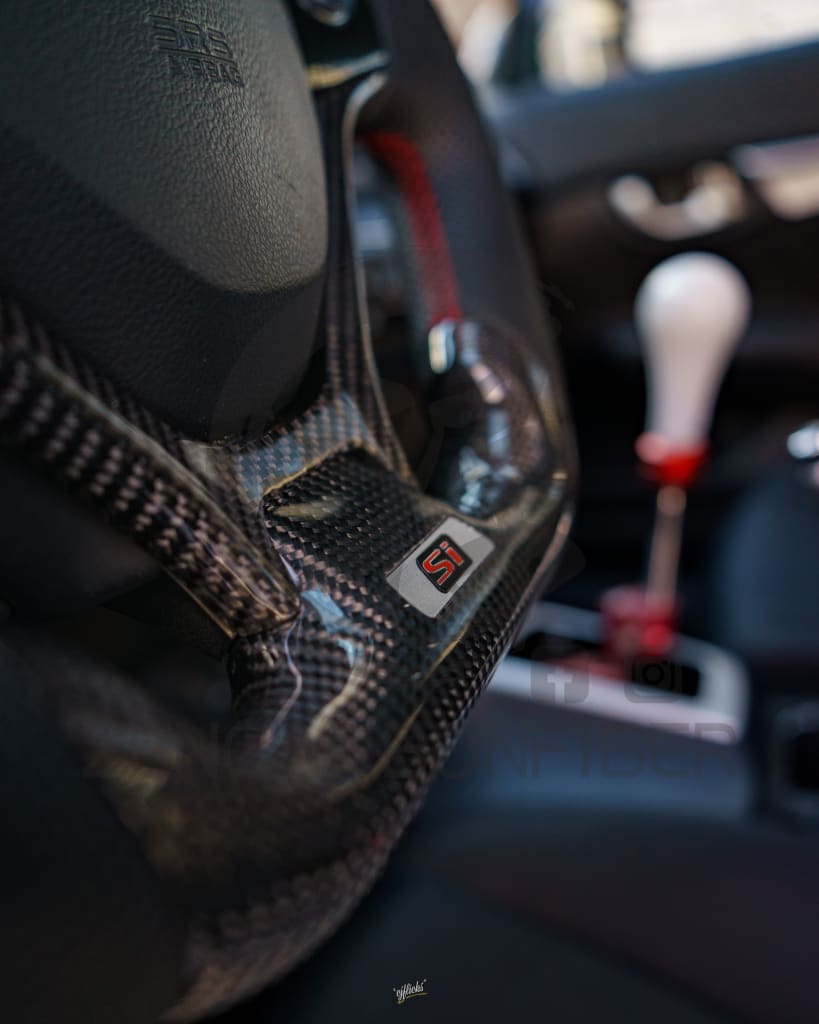 2012-2015 9th gen Honda Civic Carbon Fiber Steering Wheel