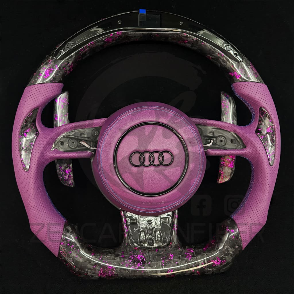 2012-2016 Audi B8.5/8V A3/S3/RS3, A4/S4/RS4, A5/S5/RS5 Carbon Fiber Steering Wheel