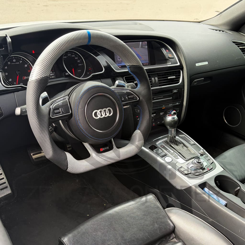2012-2016 Audi B8.5/8V A3/S3/RS3, A4/S4/RS4, A5/S5/RS5 Carbon Fiber Steering Wheel