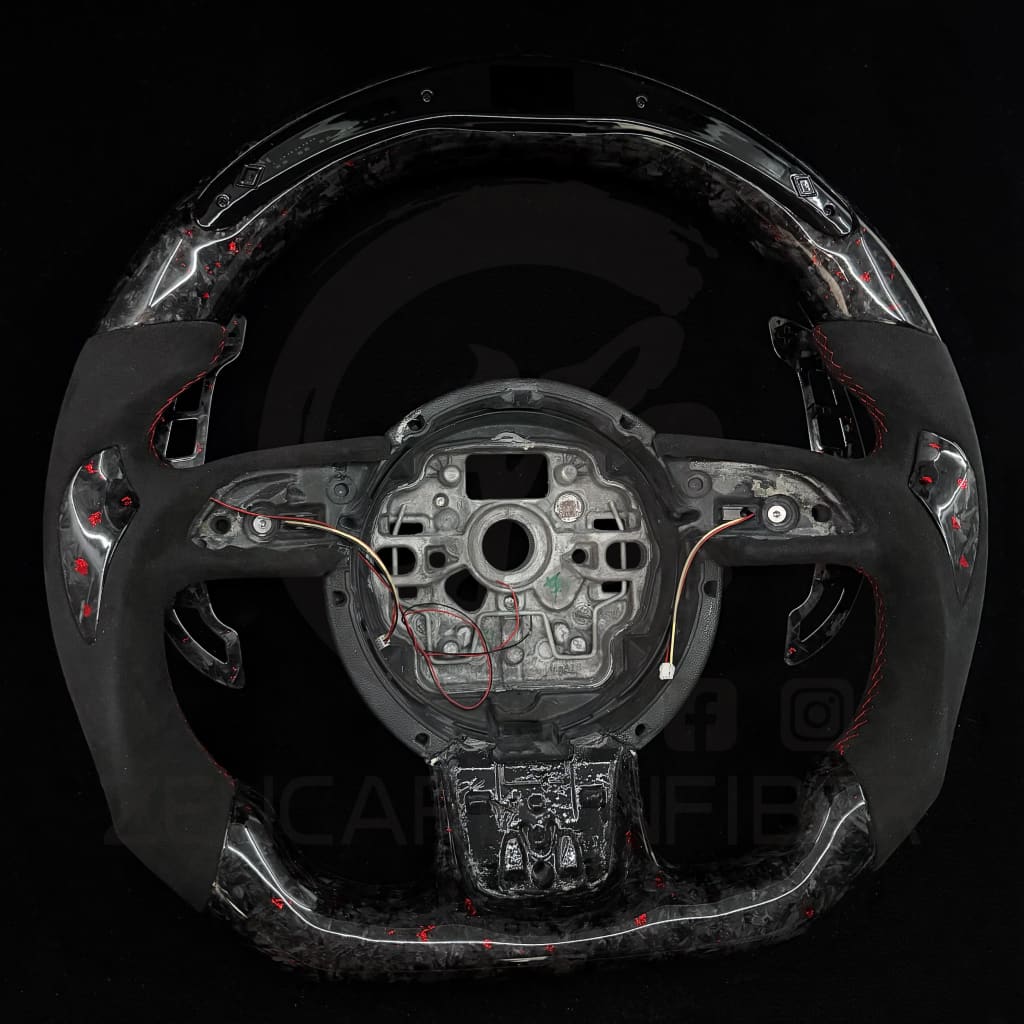 2012-2016 Audi B8.5/8V A3/S3/RS3, A4/S4/RS4, A5/S5/RS5 Carbon Fiber Steering Wheel